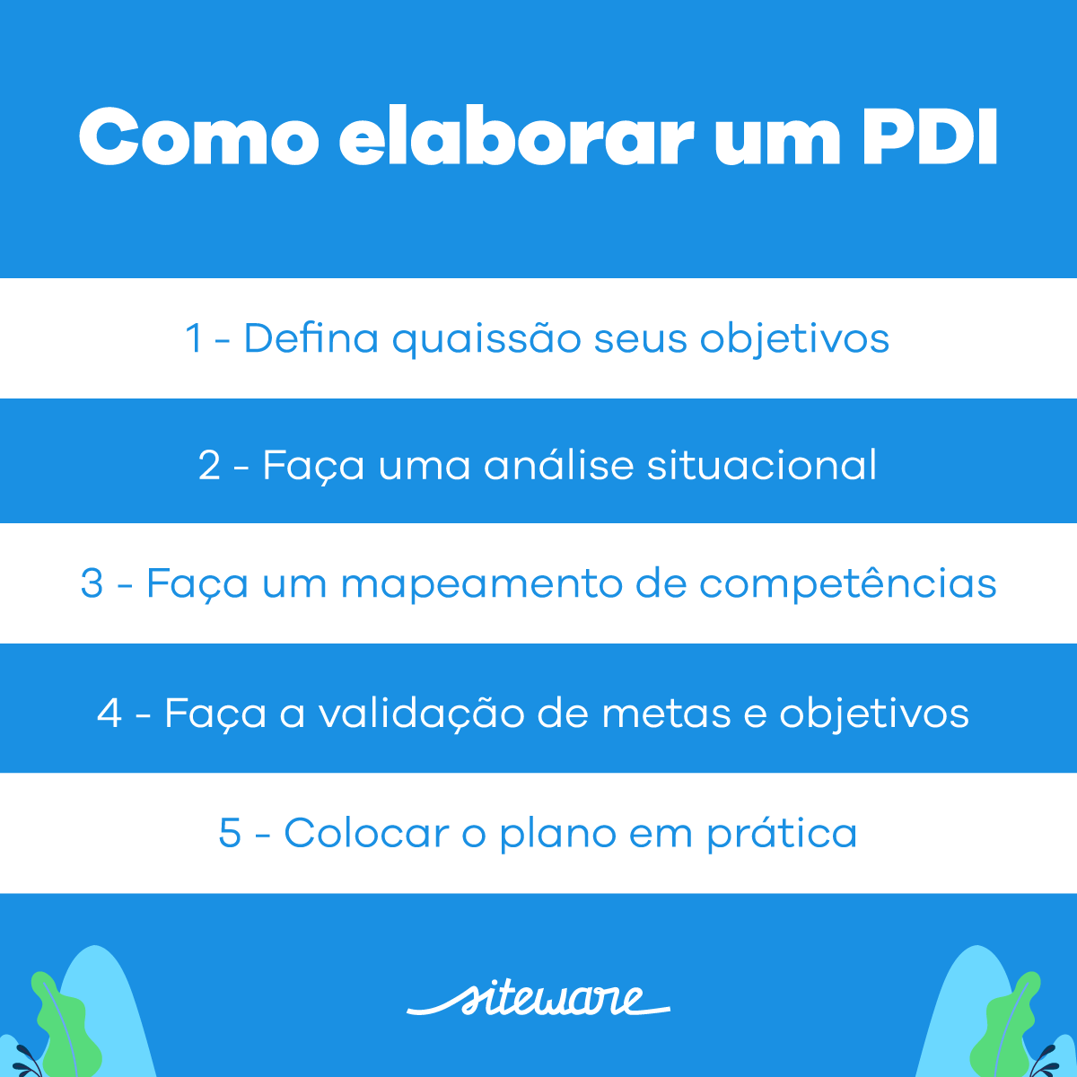 plano de desenvolvimento individual - pdi
