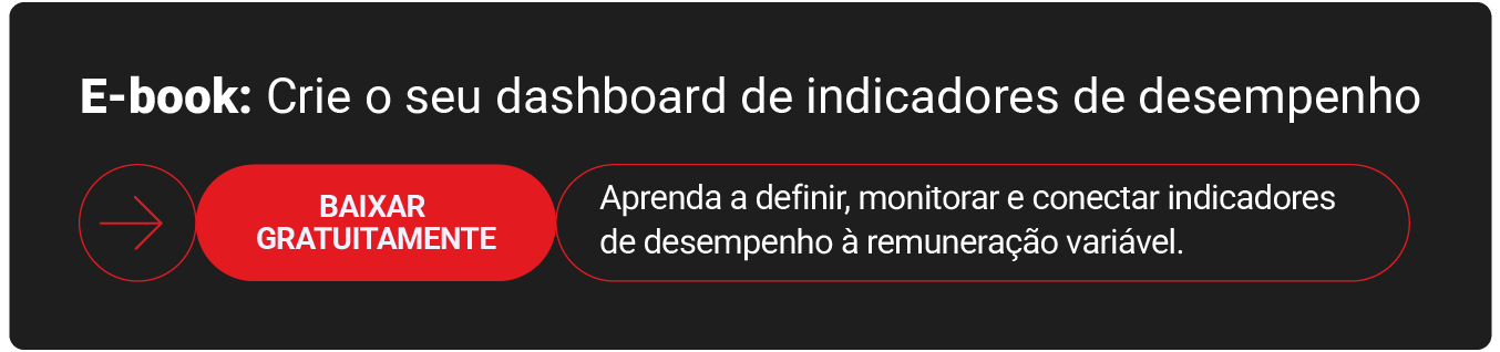 Imagem de anúncio de e-book para criar dashboard de indicadores de desempenho, incentivando a definir