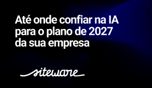 Arte do webinar Até onde confiar na IA para o plano de 2027 da sua empresa