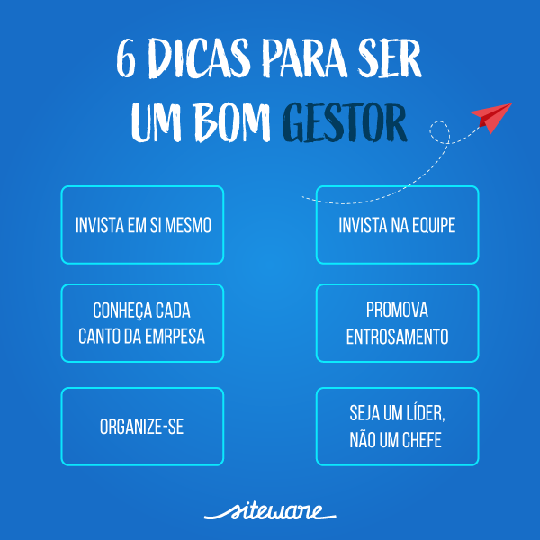 dicas para ser um bom gestor