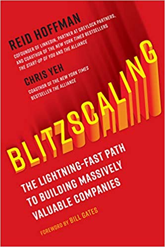 Capa do livro Blitzscaling