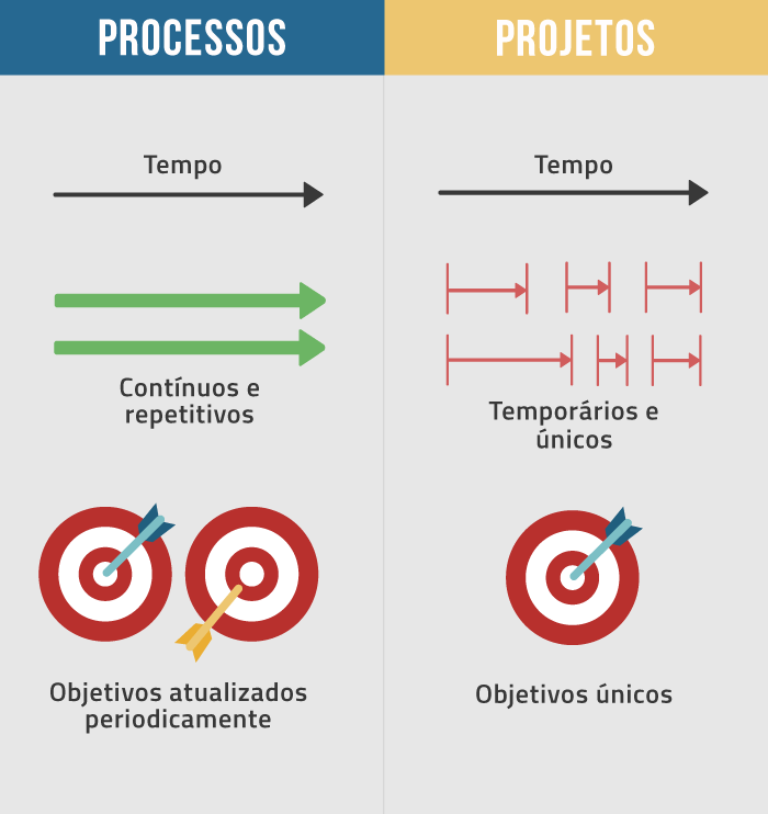 gestão de projetos e processos