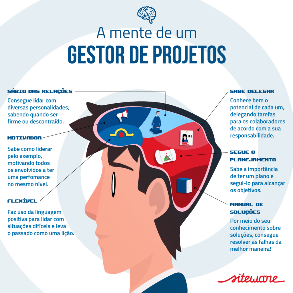 gestão de projetos - mente de um gestor